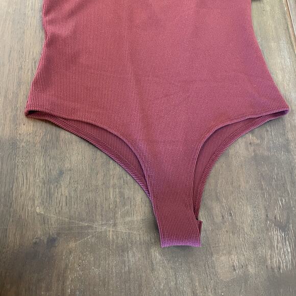 NWT Live In The Moment Ribbed Bodysuit Size Large Y2K Streetwear Grunge Punk 90s - Picture 4 of 11